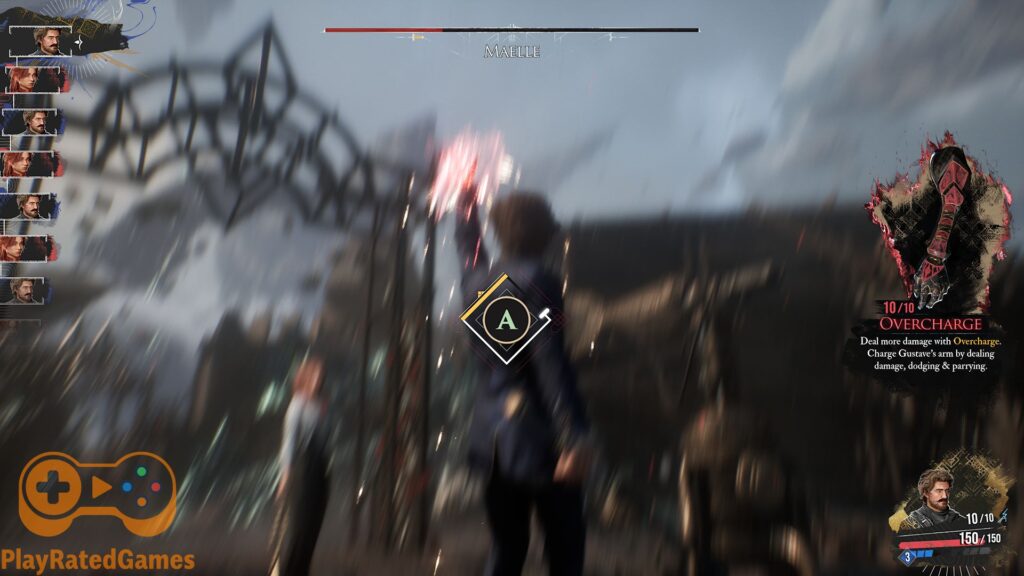 Active combat action in Expedition 33 review