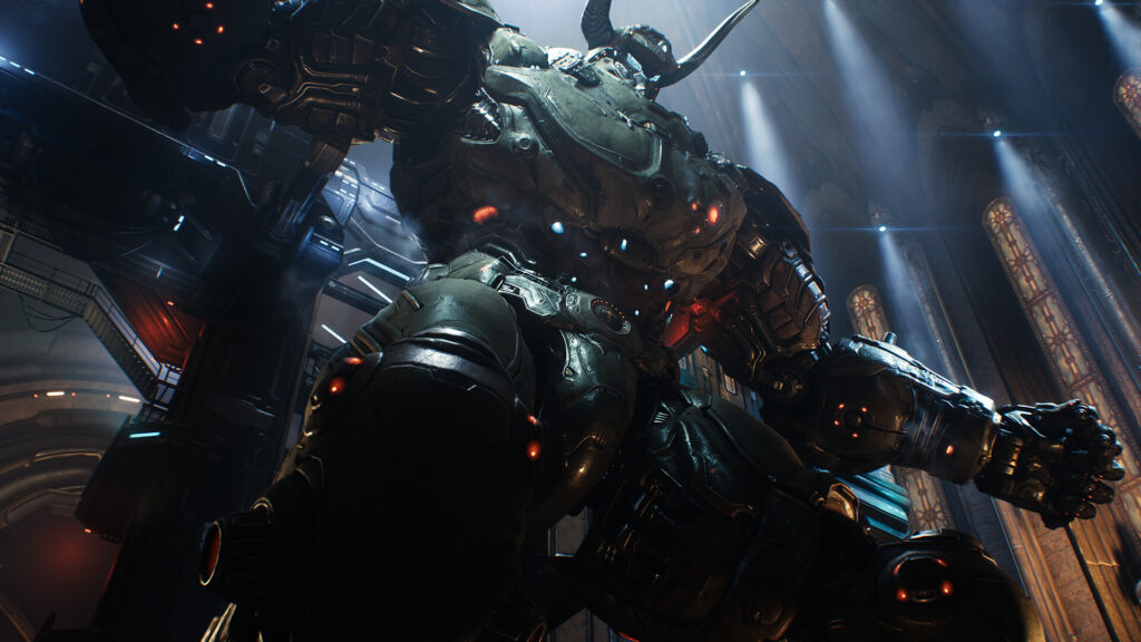 Mech in Doom the dark ages