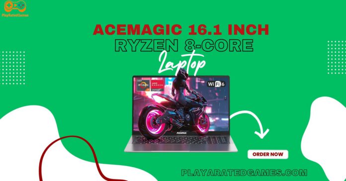 ACEMAGIC RX16 AMD Laptop with 16-inch FHD Display and Ryzen 7 Processor