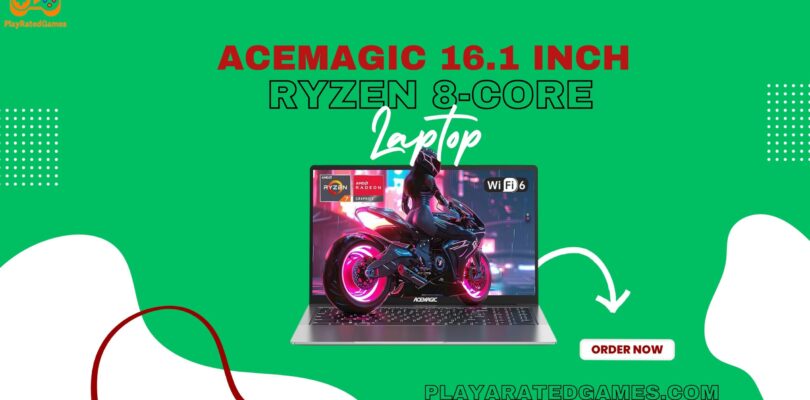 ACEMAGIC RX16 AMD Laptop with 16-inch FHD Display and Ryzen 7 Processor