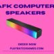 "AFK RGB Computer Sound Bar with Bluetooth 5.1, USB Power, and Stereo Speakers"