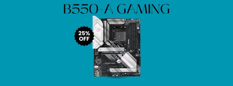 ASUS ROG Strix B550-A Gaming Motherboard with AMD B550 Chipset and WiFi 6 Support