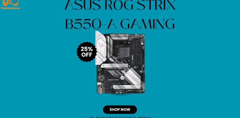 ASUS ROG Strix B550-A Gaming Motherboard with AMD B550 Chipset and WiFi 6 Support