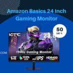 Amazon Basics 24 Inch FHD 1080P Gaming Monitor with 165Hz Refresh Rate and 1ms Response Time