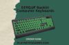 Large print USB wired keyboard with 7-color backlight for seniors and visually impaired users