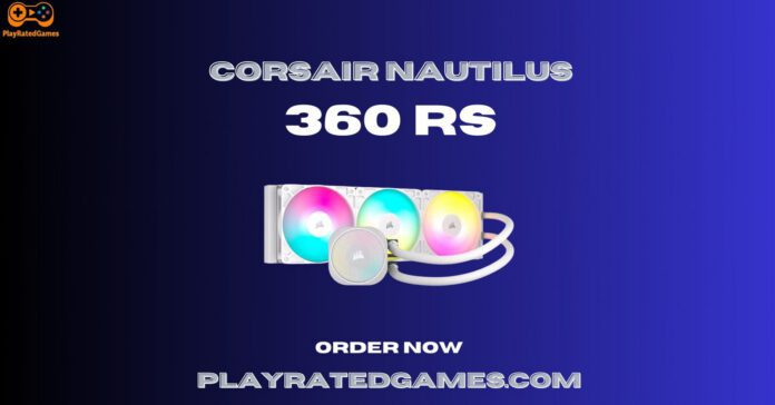 SAMA L60 360mm AIO Liquid CPU Cooler in white with triple ARGB fans and aluminum radiator