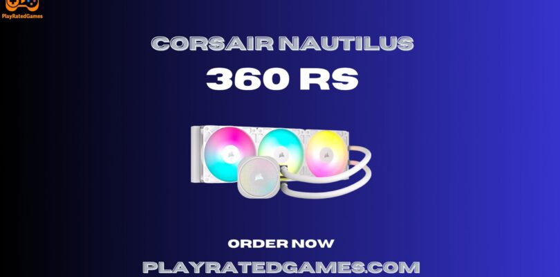 SAMA L60 360mm AIO Liquid CPU Cooler in white with triple ARGB fans and aluminum radiator