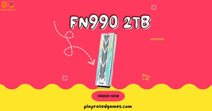 Fikwot FN990 2TB NVMe SSD with RGB heatsink for gaming desktops and PS5