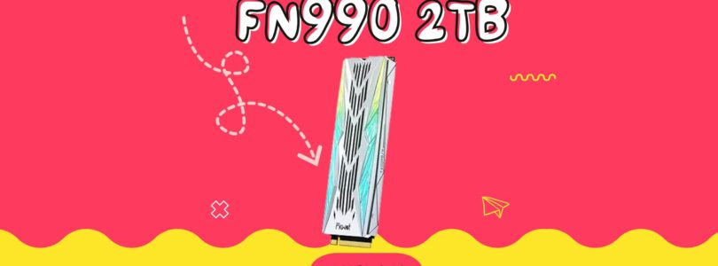 Fikwot FN990 2TB NVMe SSD with RGB heatsink for gaming desktops and PS5