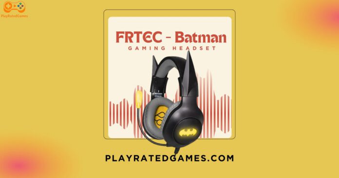 Gaming Headset Pro G4 Batman DC Comic in Green Color with Over-Ear Cushions and Built-in Mic