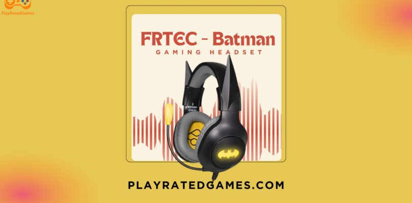 Gaming Headset Pro G4 Batman DC Comic in Green Color with Over-Ear Cushions and Built-in Mic