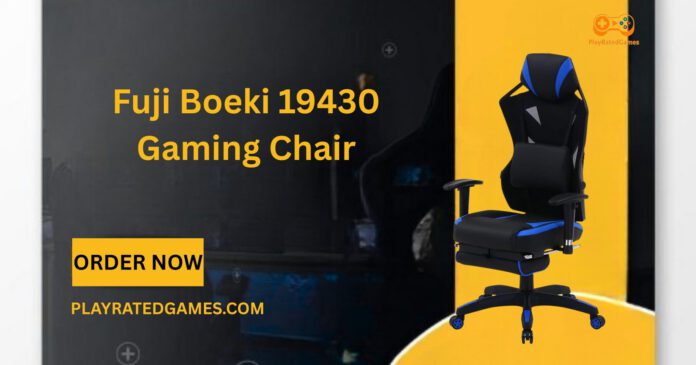GTRACING Navy Blue Gaming Chair with Ergonomic Design, Headrest, and Lumbar Support