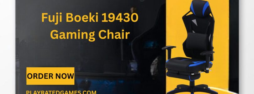 GTRACING Navy Blue Gaming Chair with Ergonomic Design, Headrest, and Lumbar Support