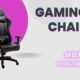 "Homall white gaming chair with high back, lumbar support, and ergonomic design"