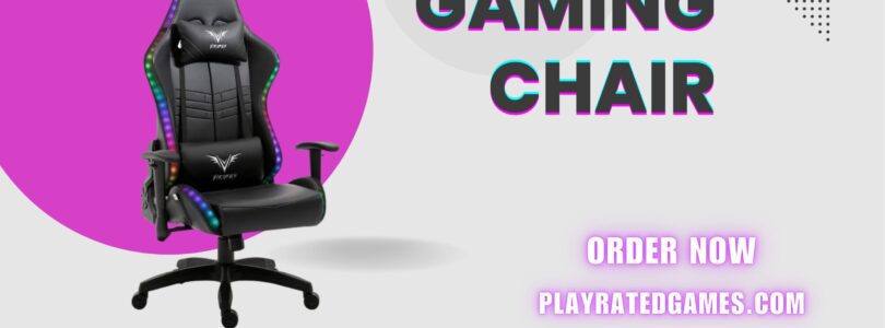 "Homall white gaming chair with high back, lumbar support, and ergonomic design"