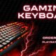 SteelSeries Apex Pro TKL HyperMagnetic RGB Gaming Keyboard with OLED screen and tenkeyless design in black.