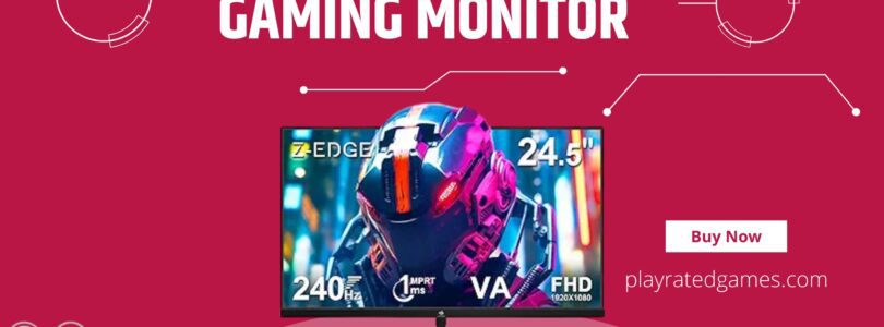 Amazon Basics 24 Inch Gaming Monitor with 165Hz Refresh Rate and 1ms Response Time