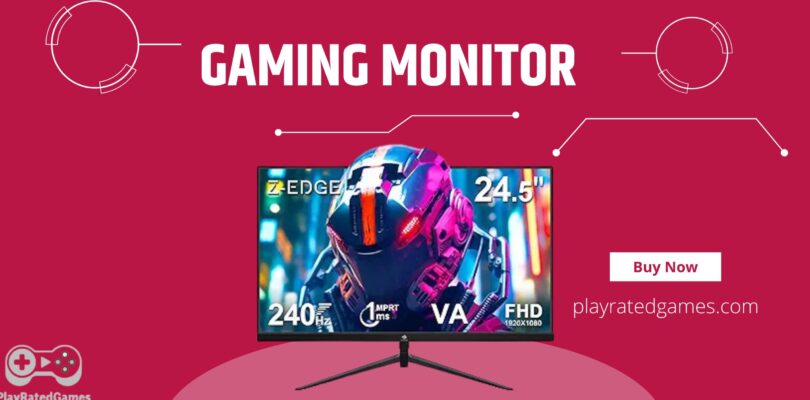 Amazon Basics 24 Inch Gaming Monitor with 165Hz Refresh Rate and 1ms Response Time