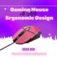 Redragon wireless gaming mouse with RGB lighting, ergonomic design, and 8000 DPI settings