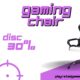 Homall Ergonomic Gaming Chair in White with Adjustable Headrest and Lumbar Support