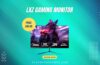 "LXZ 24.5-Inch 200Hz FHD Gaming Monitor with Frameless IPS Display – Black"