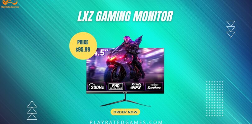 "LXZ 24.5-Inch 200Hz FHD Gaming Monitor with Frameless IPS Display – Black"