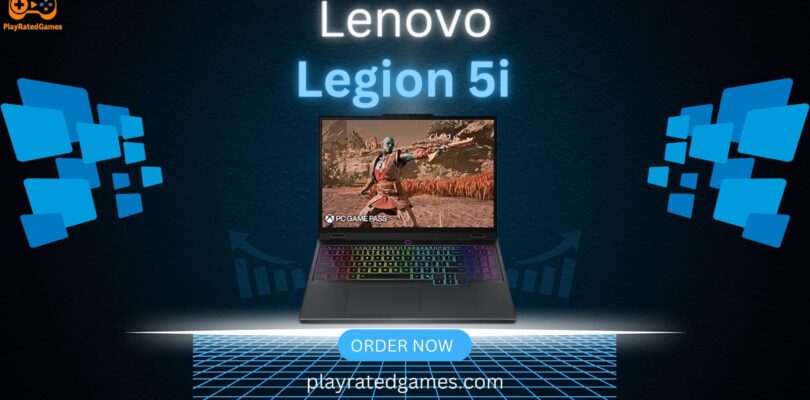 Lenovo Legion 5i gaming laptop with 15-inch OLED display and NVIDIA RTX 5070 graphics