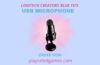 Logitech Blue Yeti USB Microphone in silver with desktop stand and USB cable