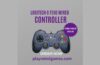 Logitech F310 Wired Gamepad Controller with USB connection, black and blue color, ergonomic design