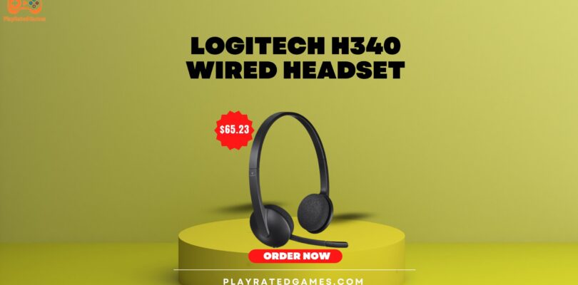 Logitech H151 Wired Stereo Headset with Noise-Cancelling Microphone and 3.5mm Jack