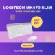 Logitech MK470 Slim Wireless Keyboard and Mouse Combo in Off White with Compact Layout