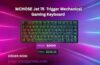 JOMKIZ MCHOSE Jet 75 magnetic switch mechanical gaming keyboard with RGB backlighting in black color