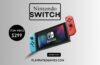 Nintendo Switch console with Neon Blue and Neon Red Joy-Con controllers