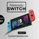 Nintendo Switch console with Neon Blue and Neon Red Joy-Con controllers