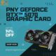 PNY GeForce RTX 5070 ARGB Triple Fan Graphics Card with RGB Lighting