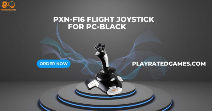 PXN 2113 Flight Simulator Joystick – USB Wired Controller for PC PXN 2113 flight simulator joystick with throttle and vibration for PC gaming