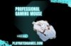 GravaStar Mercury X Pro wireless gaming mouse in gray with magnesium alloy hollow body and RGB lighting.