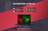 Razer Blade 14 gaming laptop with RGB keyboard and QHD display