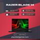 Razer Blade 14 gaming laptop with RGB keyboard and QHD display