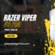 Razer Viper V3 Pro wireless gaming mouse in white with RGB lighting and lightweight symmetrical design
