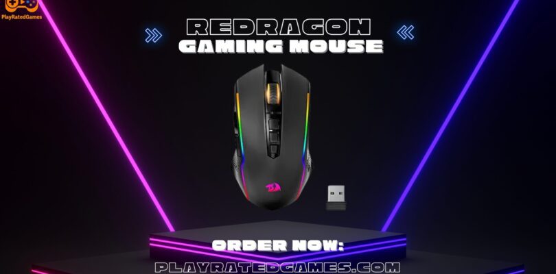 Redragon M602 RGB Gaming Mouse with ergonomic design and customizable buttons