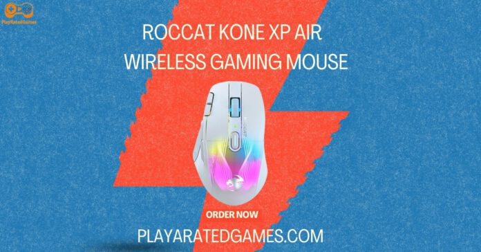 Turtle Beach Kone XP Air Wireless RGB Gaming Mouse with Charging Dock