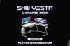 SHW 51 x 51 Inches White L-Shaped Desk with Monitor Stand and Drawer