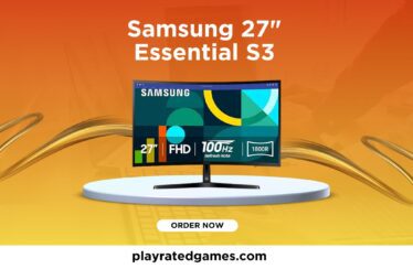 Samsung 27-inch Essential S3 curved monitor with 100Hz refresh rate and Full HD resolution