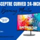 Sceptre 24-inch Curved Gaming Monitor with 1080p Display and Built-in Speakers