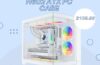 Sevenhero H602 ATX Gaming PC Case with Panoramic Tempered Glass and 5 ARGB Fans