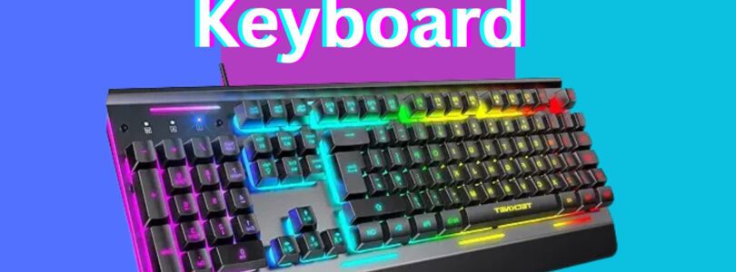 TECKNET RGB Backlit Gaming Keyboard with Mechanical Feel and Anti-Ghosting Keys