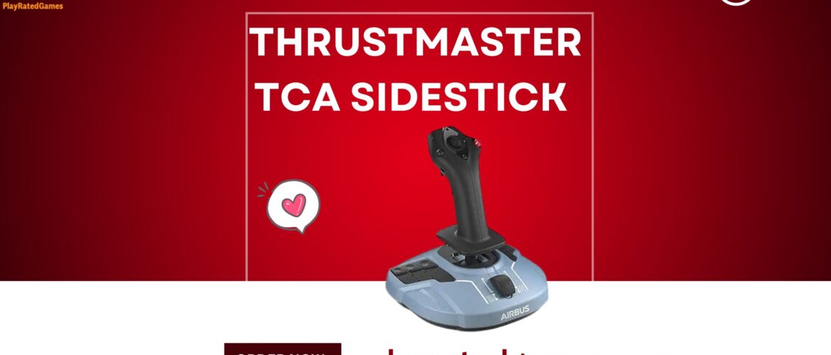 Thrustmaster TCA Sidestick Airbus Edition for PC with ergonomic design