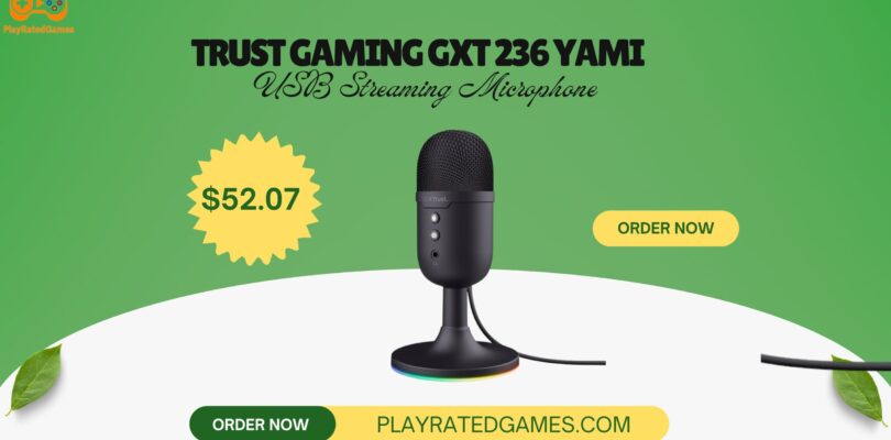 Trust Microphone 25372 with RGB Lighting for Streaming