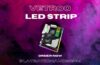Vetroo 21.7-inch 5V 3-Pin Addressable RGB LED Strip with mounting brackets